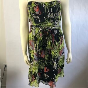 Nanette Lepore Tropical Print Dress
